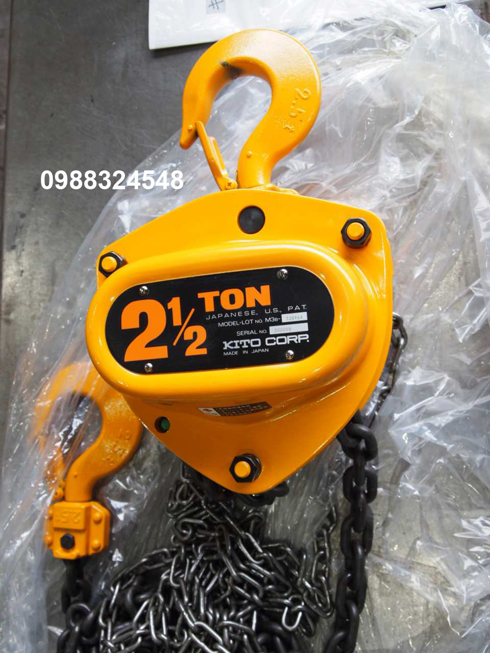 Pa lăng kéo tay Kito CB025 / CB025 Kito Manual Chain Hoist