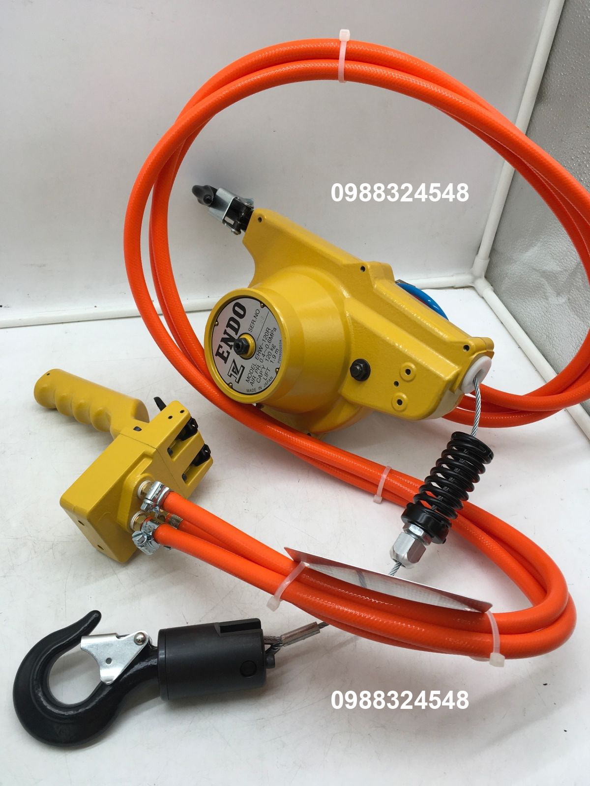 Pa lăng khí nén 120kg Endo EHW-120R / EHW-120R Endo Air Chain Hoist