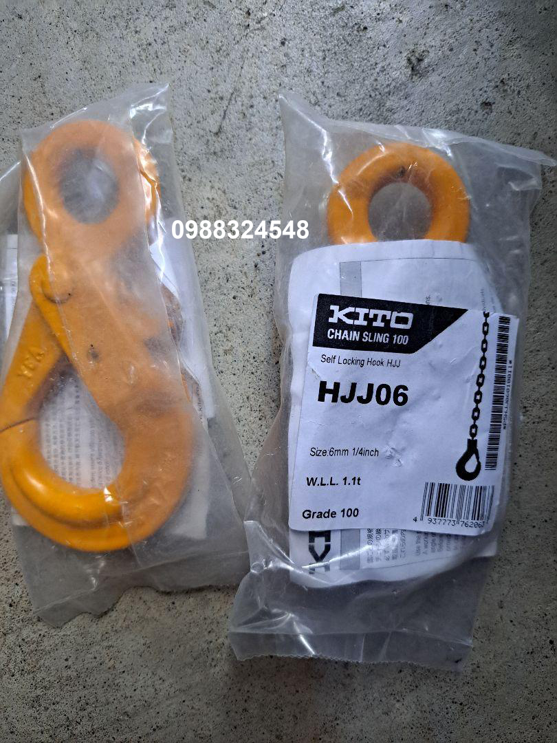 Móc cẩu Kito 1.1 tấn HJJ06 / HJJ06 Kito Self Locking Hook