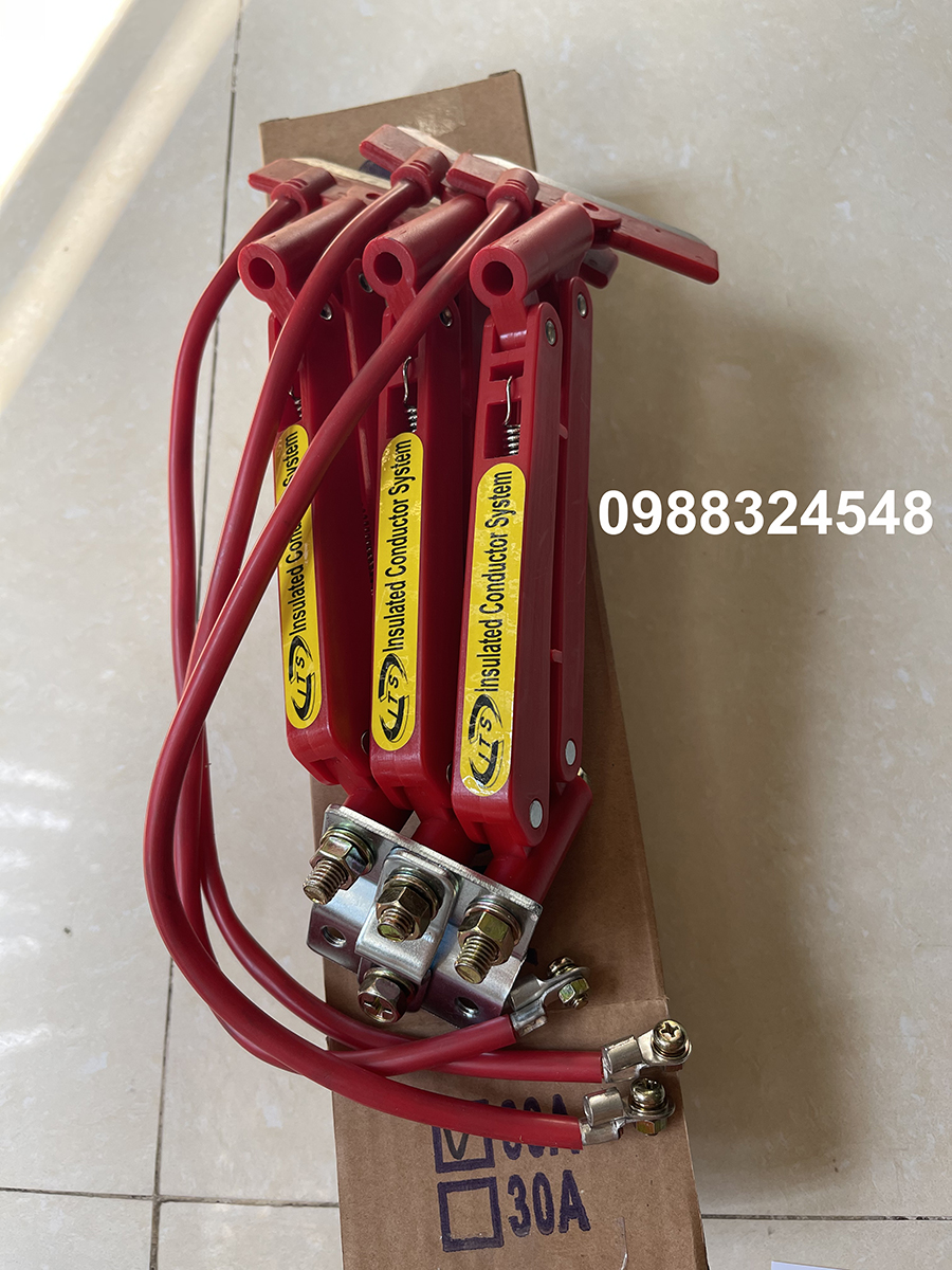 Chổi tiếp điện ITS 3P60A / ITS 60A 3 Pole Insulated Conductor Current Collector