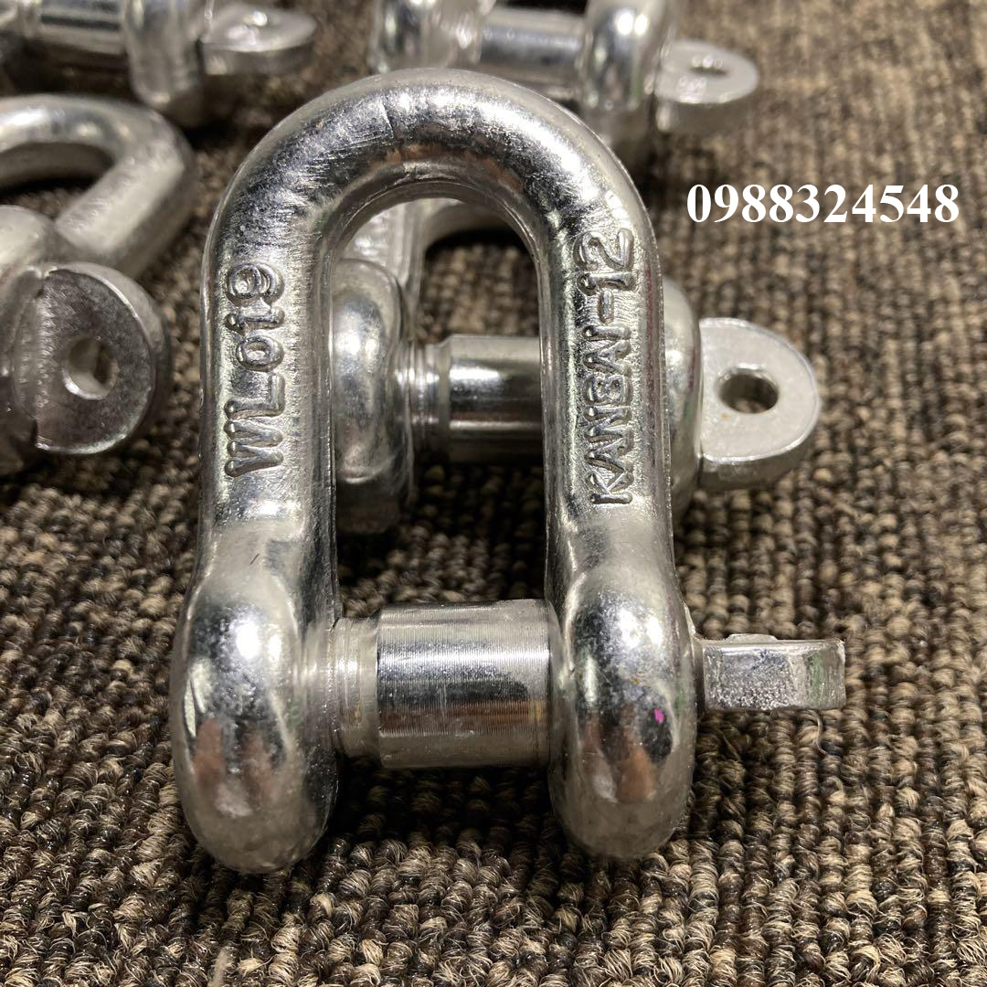 Ma ní inox 304 1 tấn Kansai SC-12 / SC-12 Kansai Stainless Steel Shackle