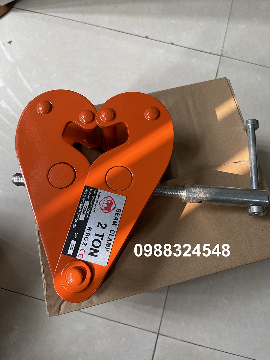 Kẹp dầm 2 tấn Riken R-BC-2/ 2 ton R-BC-2 Riken Beam Clamp