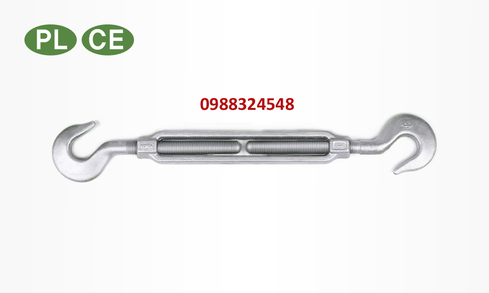 Tăng đơ 2 đầu móc DCH TBHH/ TBHH TURNBUCKLE HOOK & HOOK